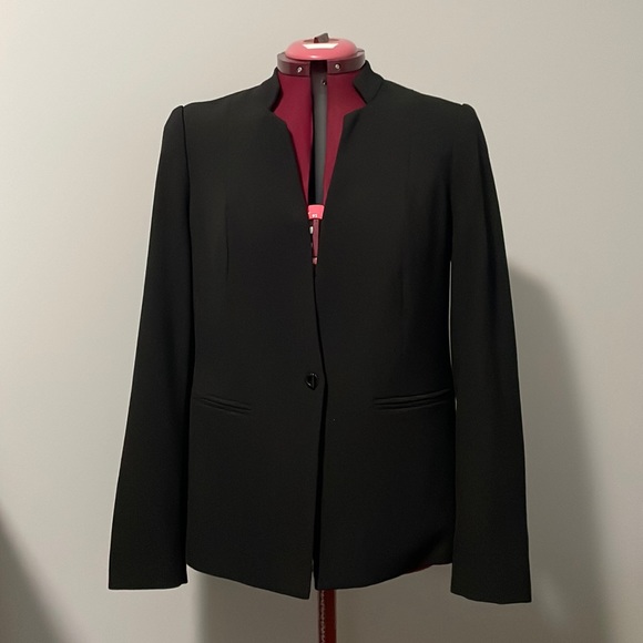 Women’s flat front black blazer - Picture 1 of 7